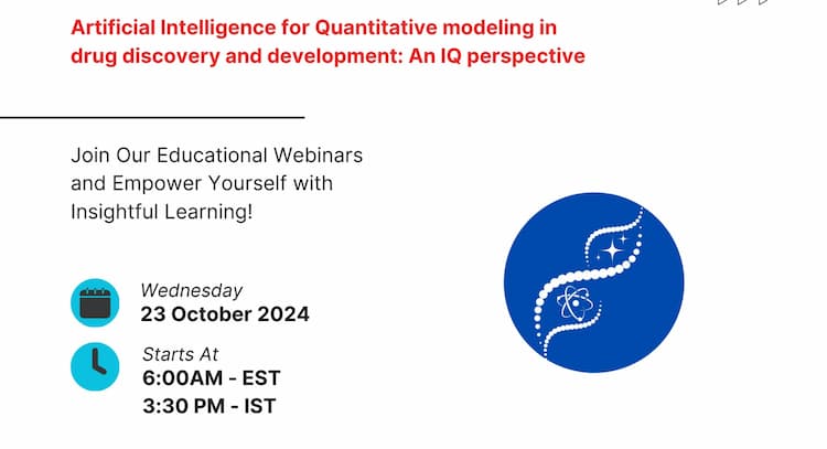 course | AI in Drug Development - An open webinar